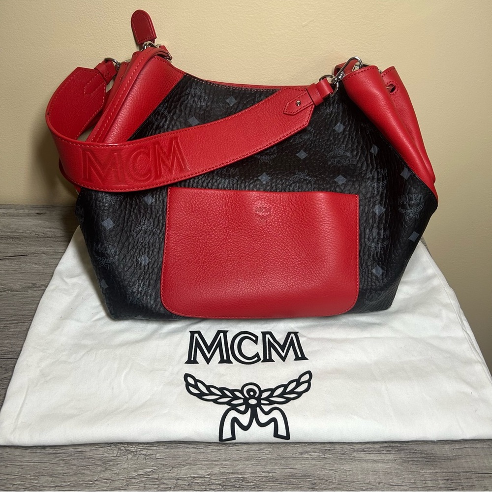 New MCM Leather Bag